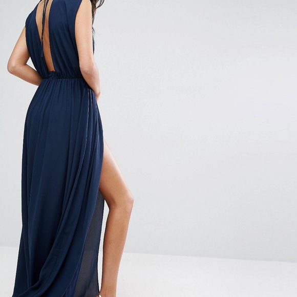 ASOS navy gown - Picture 4 of 7
